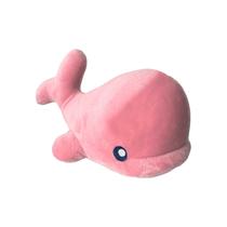 Brinquedo de pelúcia para golfinhos super macio rosa com pingente