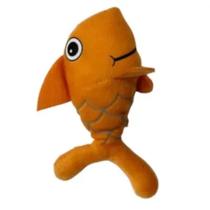 Brinquedo De Pelúcia Peixe P/ Gatos c/ Catnip