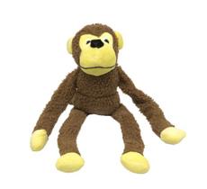 Brinquedo de Pelúcia Pet Macaco Brincalhão 49 x 25cm