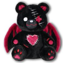 Brinquedo de pelúcia PHITECUS Emo Gothic Bear com asas para adolescentes e adultos