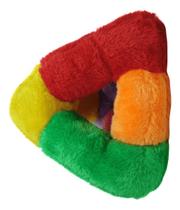 Brinquedo De Pelúcia Pirâmide Cor Colorida - Chalesco Brinquedo De Pelúcia Pirâmide Cor Colorida - Chalesco