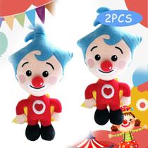 Brinquedo de pelúcia Plim Plim Clown de 20 cm para crianças - 2 peças