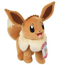 Brinquedo de pelúcia Pokémon Eevee 30 cm - Licenciado oficialmente - 2+ Brinquedo de pelúcia Pokémon Eevee 30 cm - Licenciado oficialmente - 2+
