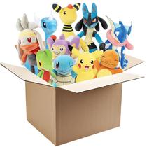 Brinquedo de pelúcia Pokémon Mystery Blind Box, pacote com 2, 20 e 30 cm - 2+