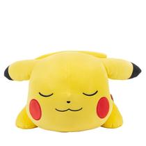 Brinquedo de Pelúcia Pokémon Pikachu Dormindo - 45cm - Oficialmente Licenciado
