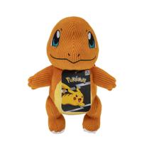 Brinquedo de pelúcia Pokémon PKW Select Corduroy Charmander de 8 polegadas Brinquedo de pelúcia Pokémon PKW Select Corduroy Charmander de 8 polegadas