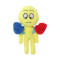 Brinquedo de pelúcia Poppy Playtime Player amarelo 28 cm de algodão PP