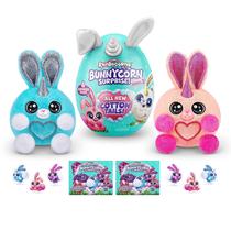 Brinquedo de pelúcia Rainbocorns Bunnycorn Surprise Series 2 (pacote com 2) ZURU