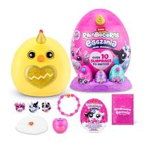 Brinquedo de pelúcia Rainbocorns Eggzania Mini Mania Chicken para meninas