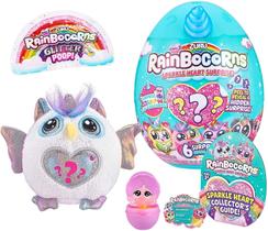 Brinquedo de pelúcia Rainbocorns Sparkle Heart Surprise Series 2 Owl Brinquedo de pelúcia Rainbocorns Sparkle Heart Surprise Series 2 Owl