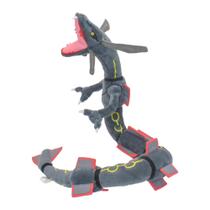 Brinquedo De Pelúcia Rayquaza Preto De 12 Polegadas, Animal De Pelúcia Macio, Personagem De Desenho