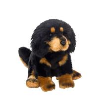 Brinquedo de pelúcia realista para cães Rottweiler 38 cm Brinquedo de pelúcia realista para cães Rottweiler 38 cm