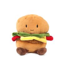 Brinquedo de pelúcia RECUR Hamburger Plush 20 cm para todas as idades