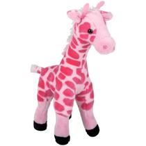 Brinquedo de pelúcia Rhode Island Novelty Pink Giraffe de 28 cm de comprimento