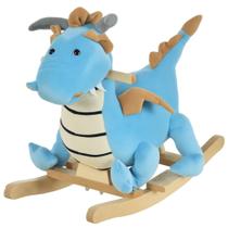 Brinquedo de pelúcia Ride-On Rocking Horse Qaba Blue 18-36M Brinquedo de pelúcia Ride-On Rocking Horse Qaba Blue 18-36M