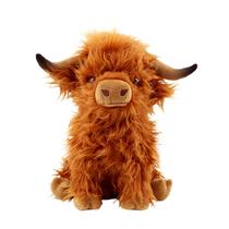 Brinquedo de pelúcia Rivoeis Highland Cows de 26,67 cm para crianças Brinquedo de pelúcia Rivoeis Highland Cows de 26,67 cm para crianças