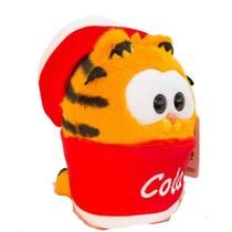 Brinquedo de pelúcia Sanmu Cartoon Garfield Cat Coca-Cola para crianças