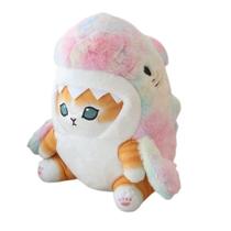 Brinquedo de pelúcia Shark Cat Sunfedmiss Cute Fried Shrimp 20cm Brinquedo de pelúcia Shark Cat Sunfedmiss Cute Fried Shrimp 20cm