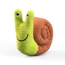 Brinquedo de pelúcia Snail Dog Snuffle Interactive Chew Toy Brown Brinquedo de pelúcia Snail Dog Snuffle Interactive Chew Toy Brown