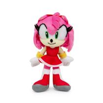 Brinquedo de Pelúcia Sonic e Amy Rose - 20cm Brinquedo de Pelúcia Sonic e Amy Rose - 20cm