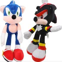 Brinquedo de pelúcia Sonic The Hedgehog Black Shadow 30 cm, 2 unidades