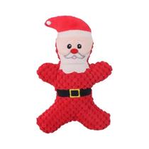 Brinquedo De Pelúcia Sonoro De Natal Para Cães E Gatos: Papai Noel, Alce, Homem De Gengibre, Donut -
