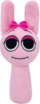 Brinquedo de pelúcia Sprunki Game Wenda Grey 25 cm para crianças e adultos