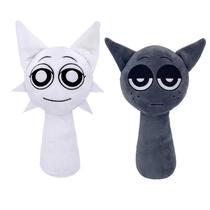 Brinquedo de pelúcia Sprunki Sprunky Wenda e cinza de 25 cm para crianças