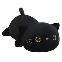 Brinquedo de pelúcia SQEQE Weighted Black Cat 25 cm para crianças e adultos Brinquedo de pelúcia SQEQE Weighted Black Cat 25 cm para crianças e adultos