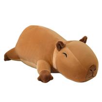 Brinquedo de pelúcia SQEQE Weighted Capivara de 60 cm com 1,4 kg para ansiedade