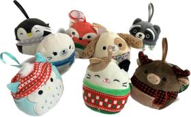 Brinquedo de pelúcia Squishmallows Kellytoy, 10 cm, tema de inverno, pacote com 8 Brinquedo de pelúcia Squishmallows Kellytoy, 10 cm, tema de inverno, pacote com 8