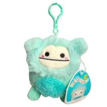 Brinquedo de pelúcia Squishmallows Kellytoy Clip On Bag Chaveiro de 9 cm