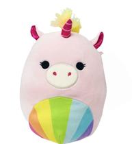 Brinquedo de pelúcia Squishmallows Kellytoy Pride Squad Amor Unicorn 30cm