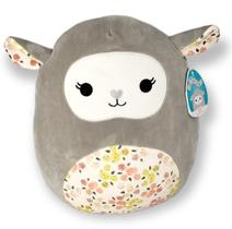 Brinquedo de pelúcia Squishmallows KellyToys Elea The Grey Lamb 30 cm