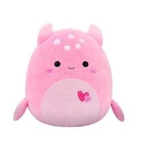 Brinquedo de pelúcia Squishmallows Original Artin The Pink Loch Ness Monster 30 cm