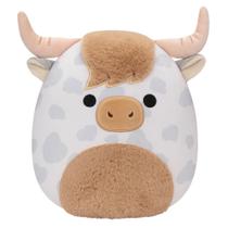 Brinquedo de pelúcia Squishmallows Original Borsa Spotted Highland Cow Brinquedo de pelúcia Squishmallows Original Borsa Spotted Highland Cow