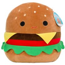 Brinquedo de pelúcia Squishmallows Original Carl The Cheeseburger 40cm