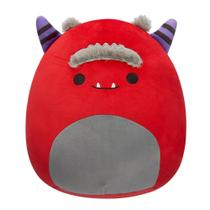 Brinquedo de pelúcia Squishmallows Original Jeb Burgundy Monster 30cm