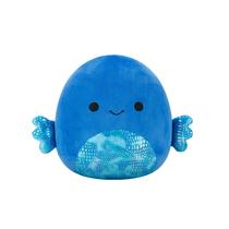 Brinquedo de pelúcia Squishmallows Original Kobester The Blue Betta Fish