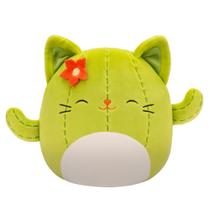 Brinquedo de pelúcia Squishmallows Original Ms. Miss Green Cactus Cat 20 cm