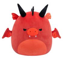 Brinquedo de pelúcia Squishmallows Original Salami Red Dragon 50cm Brinquedo de pelúcia Squishmallows Original Salami Red Dragon 50cm