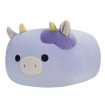 Brinquedo de pelúcia Squishmallows Stackables Bubba Purple Cow 30cm