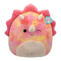 Brinquedo de pelúcia Squishmallows Trinity The Winking Pink Triceratops
