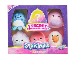 Brinquedo de pelúcia Squishville da Original Squishmallows Beach Day Squad