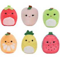 Brinquedo de pelúcia Squishville Squishmallows Mini Fruit Squad x6
