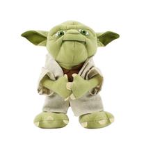 Brinquedo de pelúcia Star Wars Yoda Master verde 18 cm recheado Brinquedo de pelúcia Star Wars Yoda Master verde 18 cm recheado