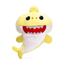 Brinquedo de pelúcia Stuffed Animal Shark de 8,6 polegadas para crianças - amarelo Brinquedo de pelúcia Stuffed Animal Shark de 8,6 polegadas para crianças - amarelo