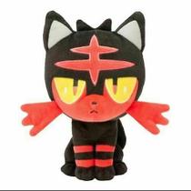 Brinquedo de pelúcia Sun Moon Litten 7 para crianças, presente de boneca macia de 18 cm Brinquedo de pelúcia Sun Moon Litten 7 para crianças, presente de boneca macia de 18 cm