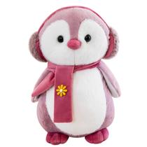 Brinquedo de pelúcia super bonito simulação usando chapéu boneca pinguim boneca cama travesseiro presente de aniversário brinquedo de pelúcia Brinquedo de pelúcia super bonito simulação usando chapéu boneca pinguim boneca cama travesseiro presente de aniversário brinquedo de pelúcia