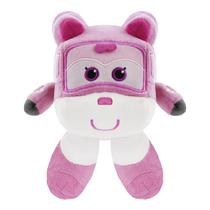 Brinquedo de pelúcia Super Wings 7 Dizzy para bebês e crianças rosa